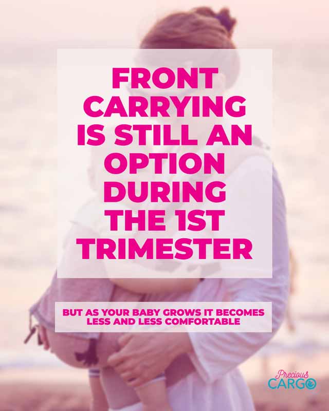 Safe Baby wearing in the first Trimester