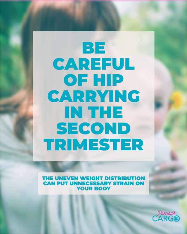 Safe Baby wearing in the second Trimester