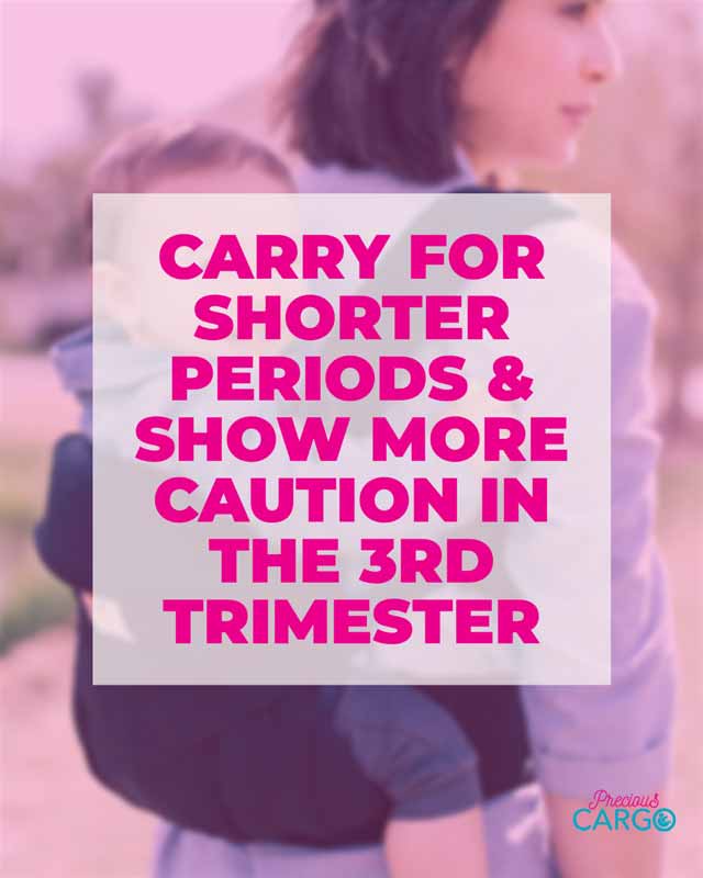 Safe Baby wearing in the third Trimester