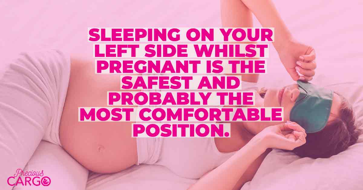 Sleeping on your side during pregnancy