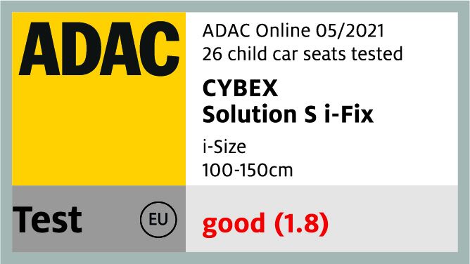 cybex solution s-fix adac safety rating