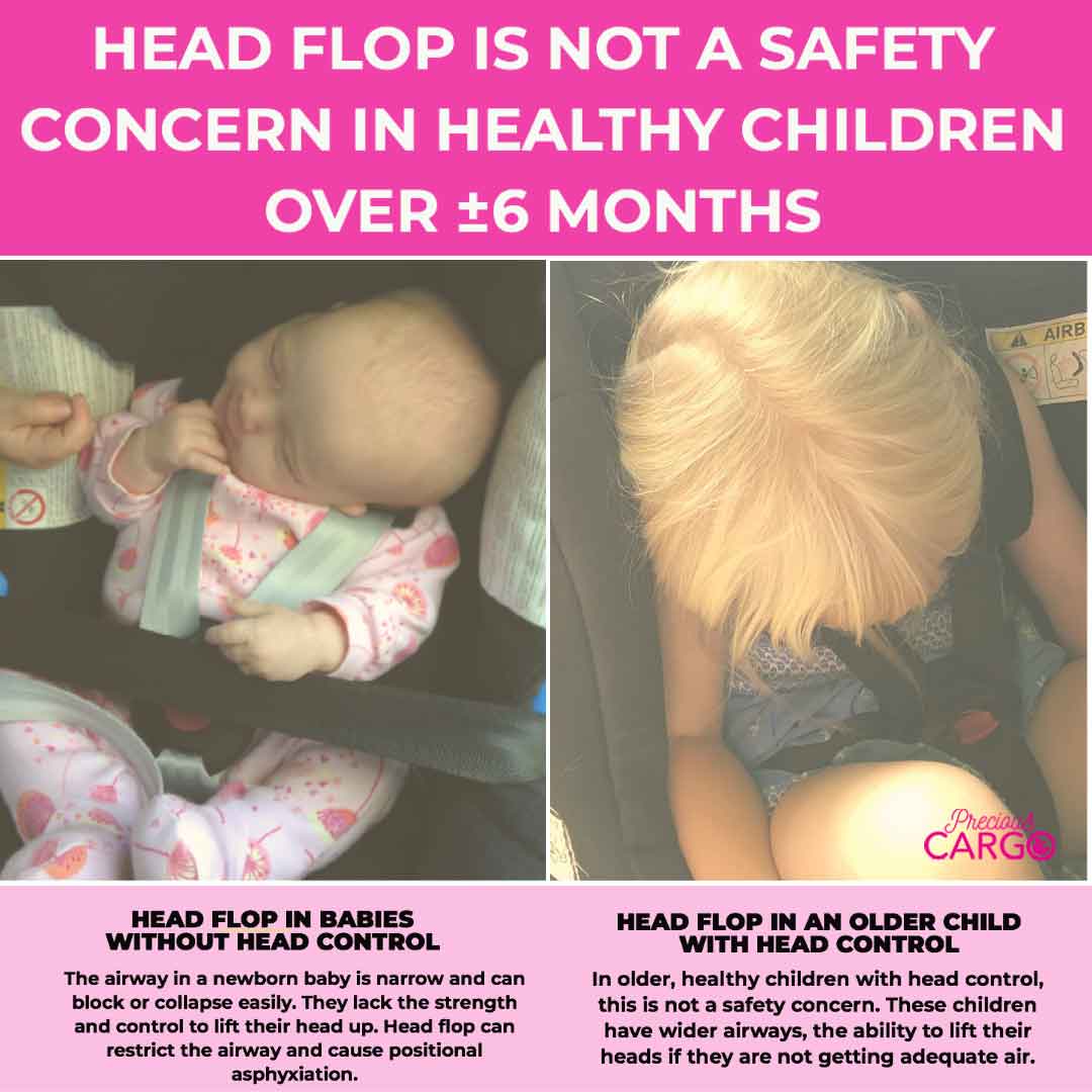 is head flop dangerous in older babies