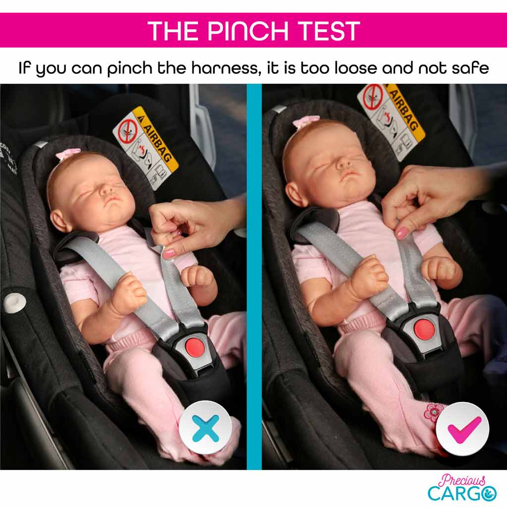 car seat pinch test