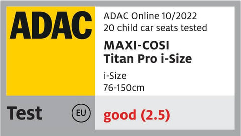 maxi cosi titan pro isize safety rating