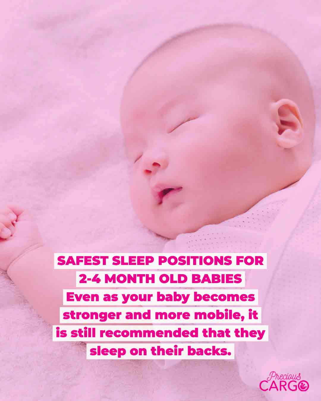 Safe sleep for babies 2-4 months old