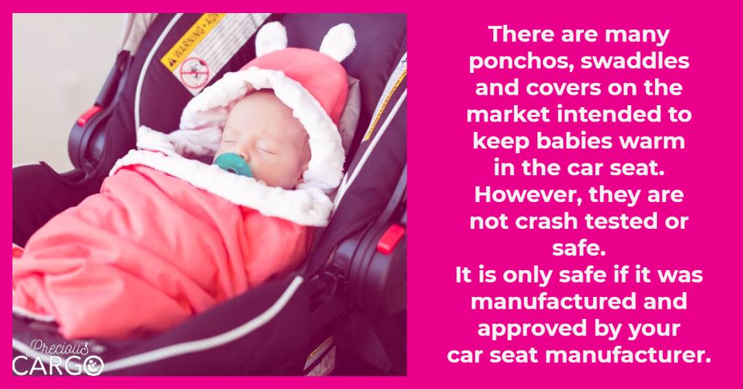 are car seat blankets or swaddles safe to use