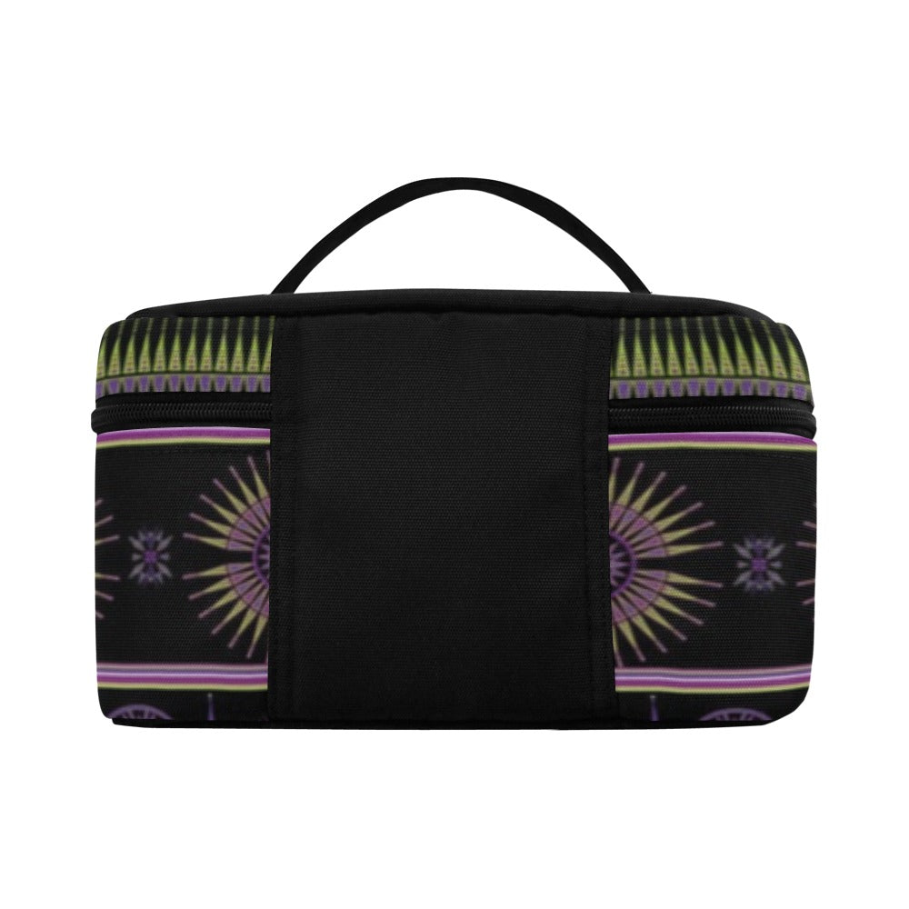 Evening Feather Wheel Cosmetic Bag/Large (Model 1658)