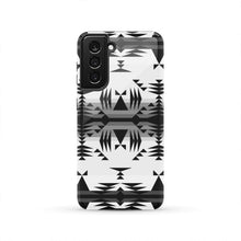 Between the Mountains White and Black Tough Case Tough Case wc-fulfillment Samsung Galaxy S21 