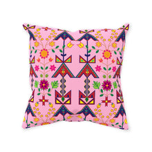 Geometric Floral Spring - Sunset Throw Pillows 49 Dzine 