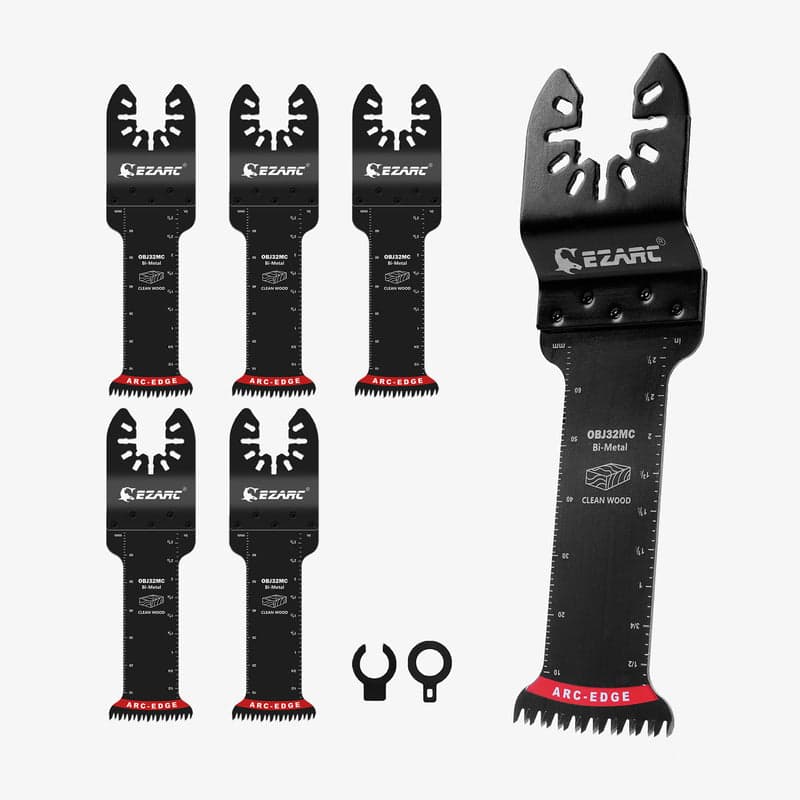 EZARC 1 3/8" Extra Long Arc Edge Japanese Tooth Bi-Metal Oscillating Saw Blade