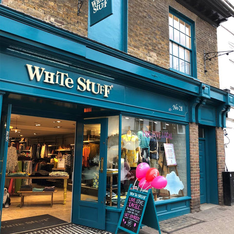 White Stuff is an ethical fashion store in Fair Trade Town London, England