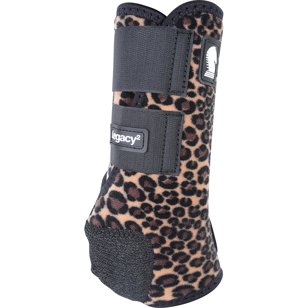 cheetah horse boots