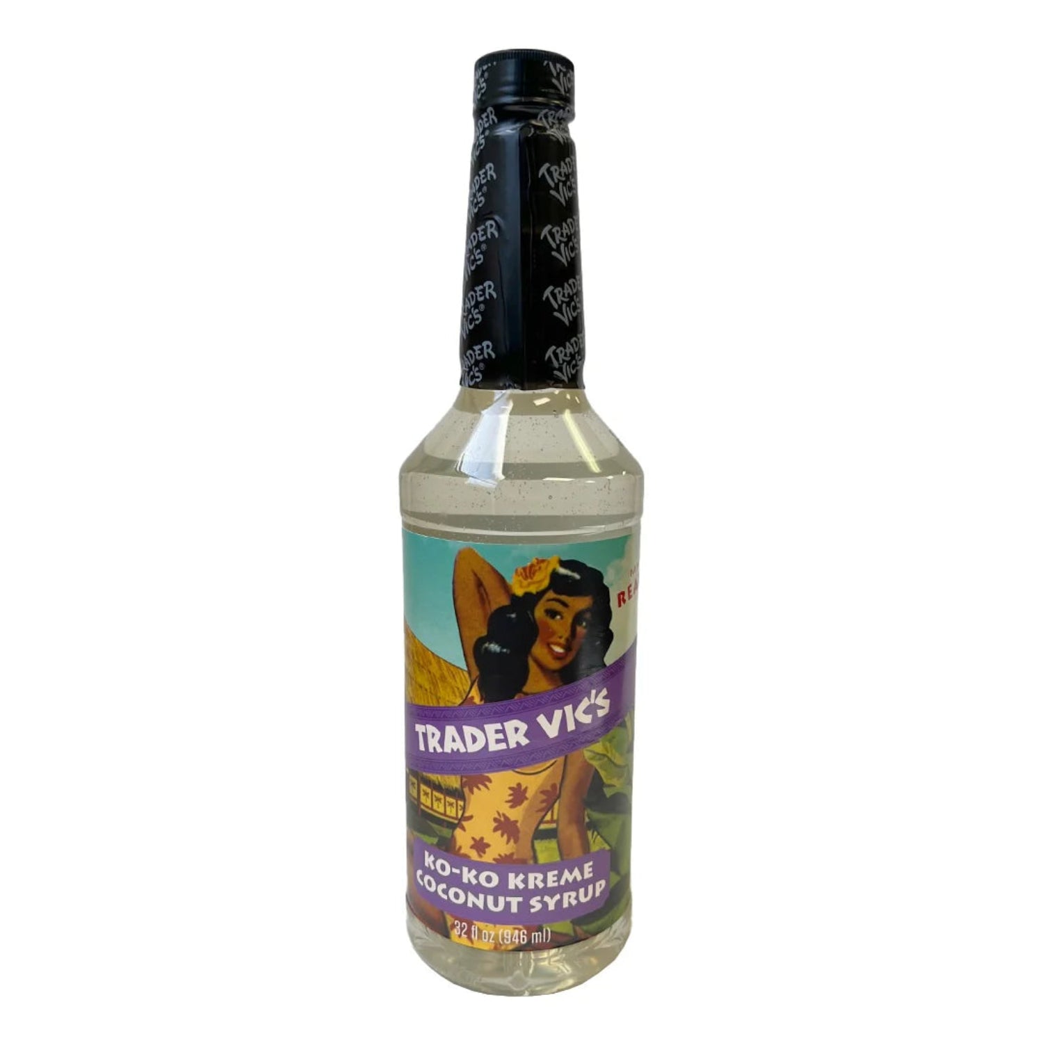 Trader Vic's Ko-Ko Kreme Syrup for Cocktail Mixes & Mocktails 32 Fl. Oz. / 946 Ml.