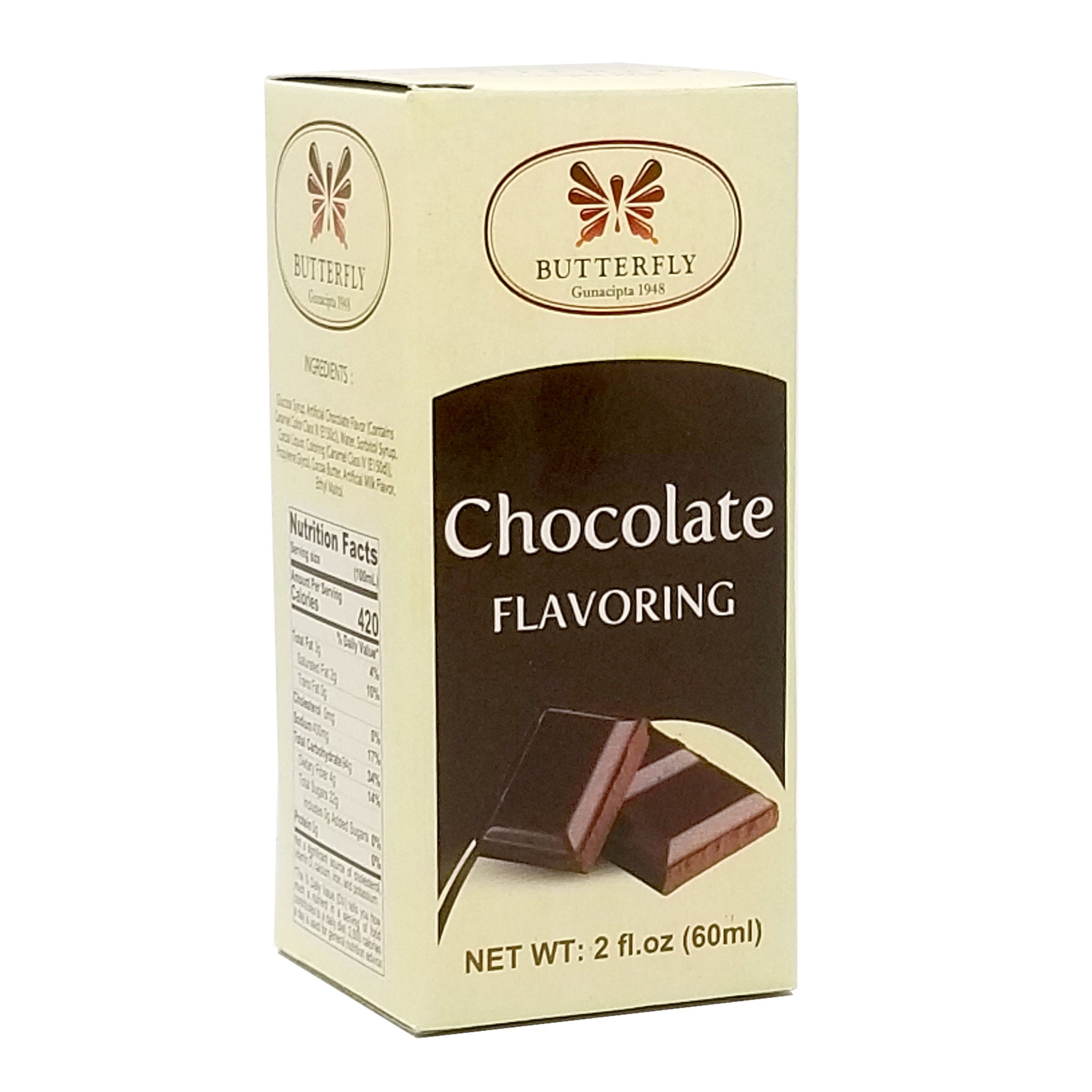 Butterfly Chocolate Flavoring Extract 2 Oz. (60 ml) – SecretPantryLA