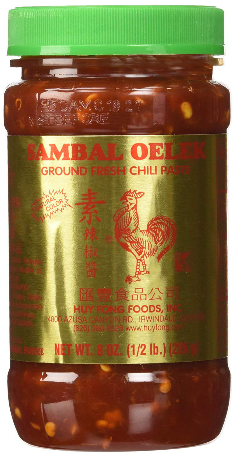 Huy Fong Sambal Oelek Ground Fresh Chili Paste 8 Oz. (Pack of 2 ...