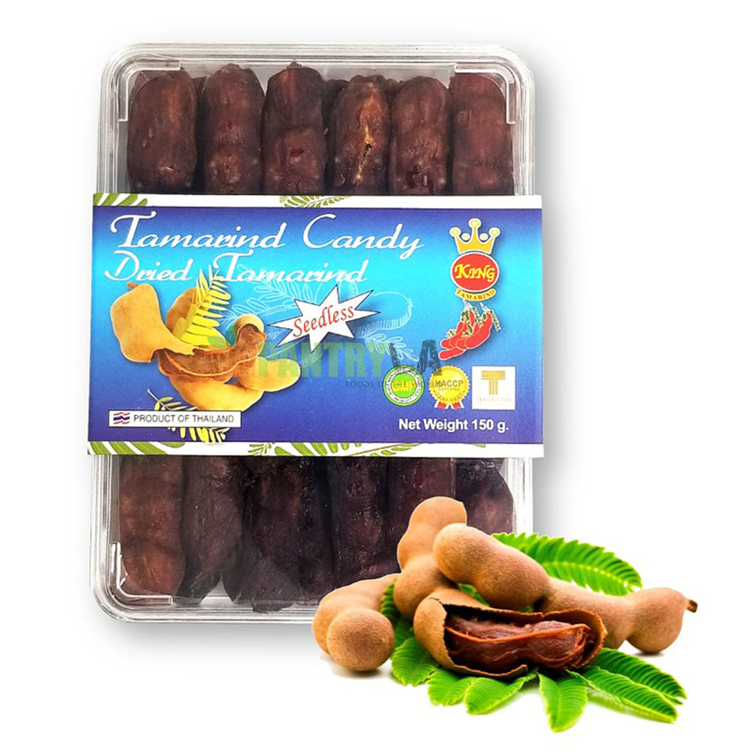 King Tamarind Thai Sweet Dried Tamarind Seedless Snack 150 G Secretpantryla