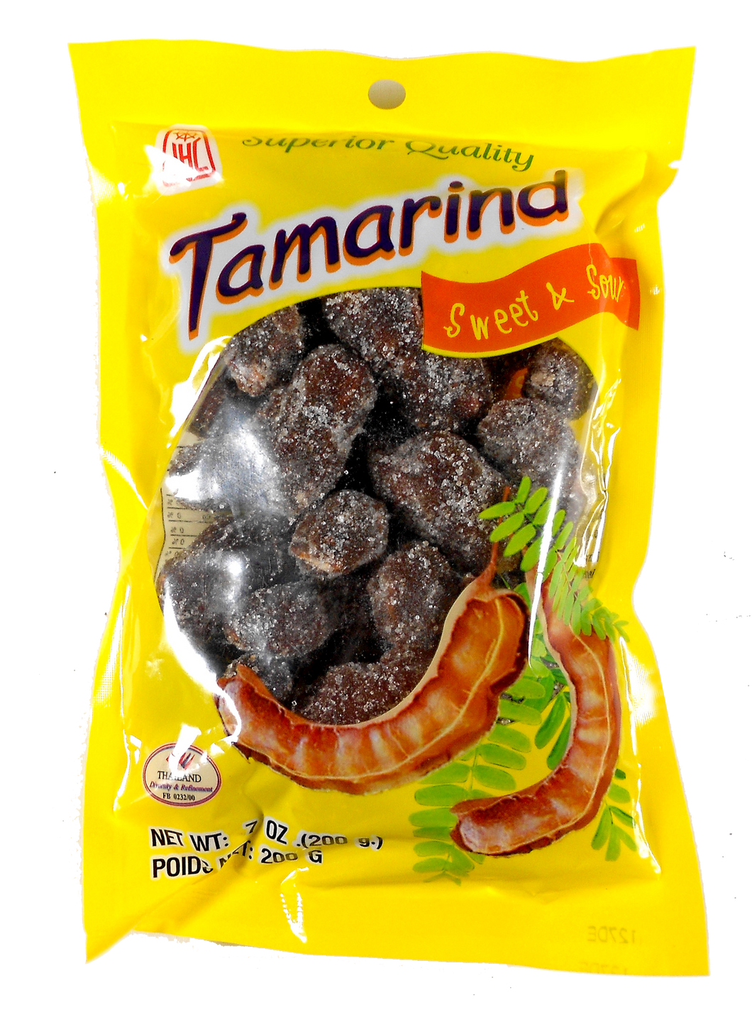 Thai Sweet Sour Tamarind With Chili Snack Whole Pod Non Spicy 7 Oz Secretpantryla