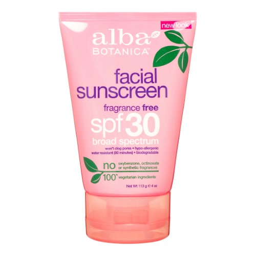 Moisturizer/Sunscreen - Alba Facial Sunscreen