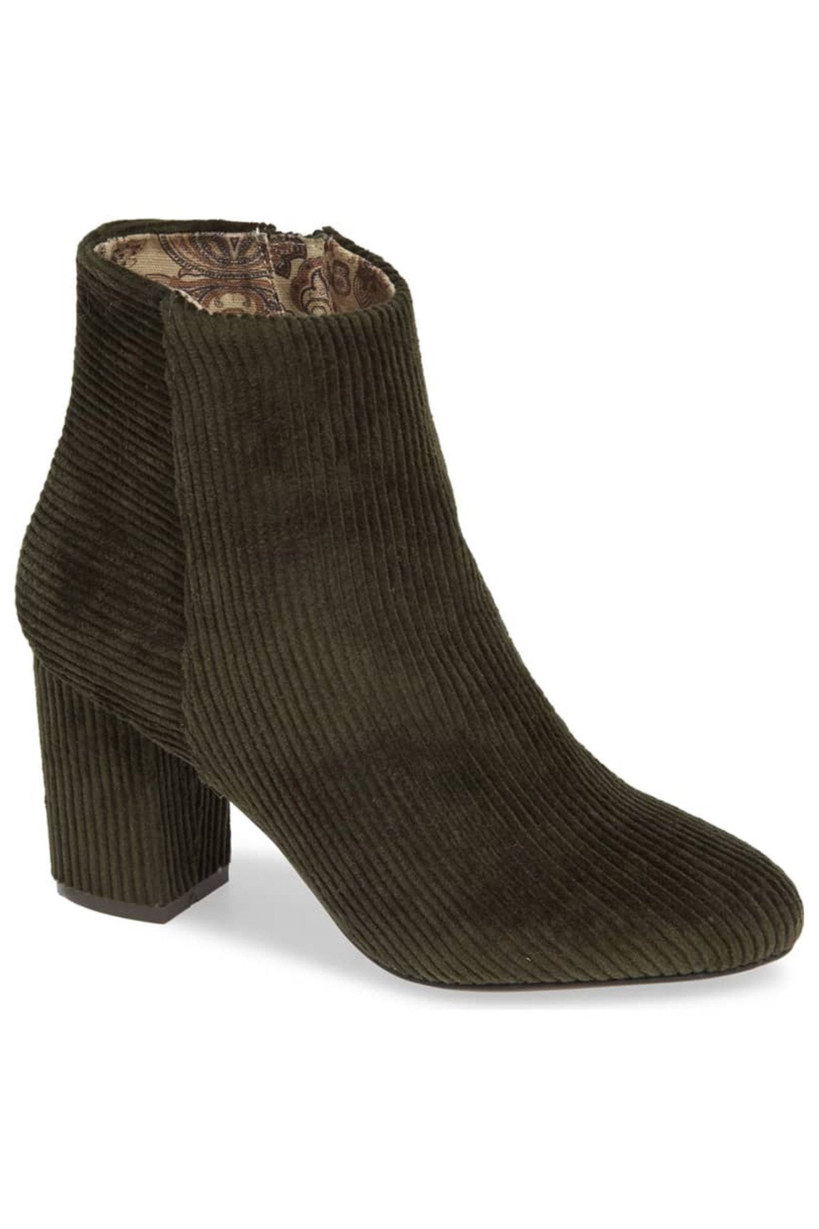 Andrea Forest Green Corduroy Vegan 