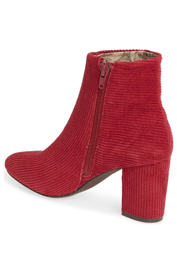 red bootie