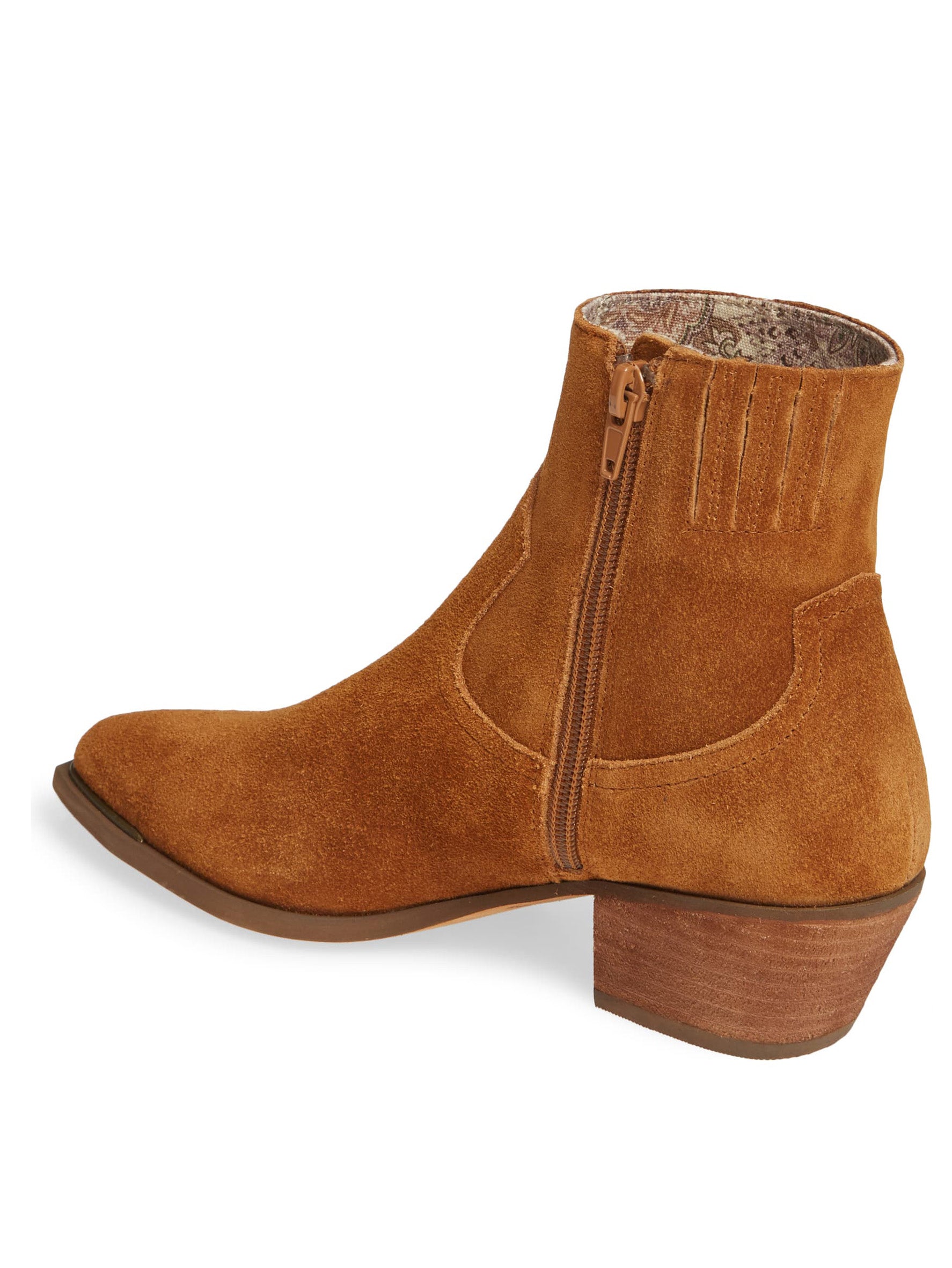 rust suede boots