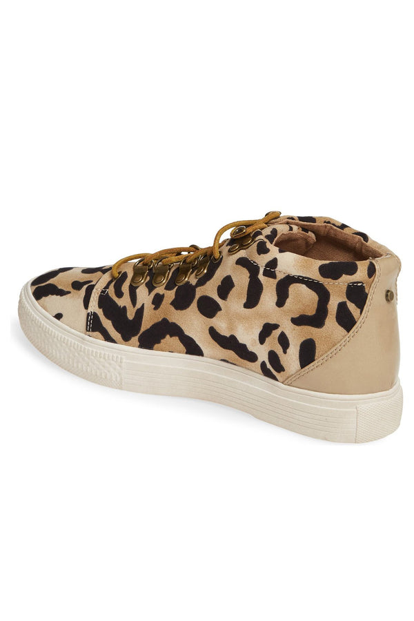 leopard print high top sneakers