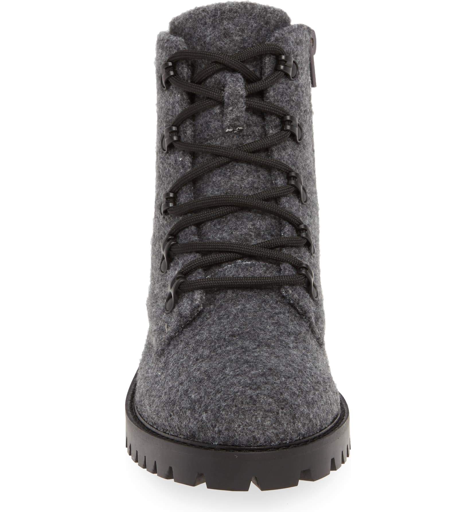 grey lace up boots