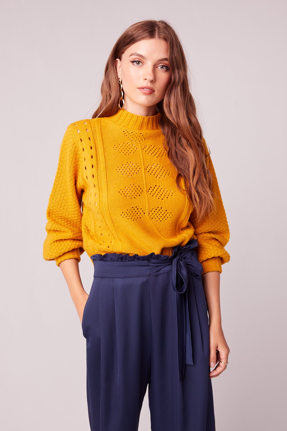 mustard sweater