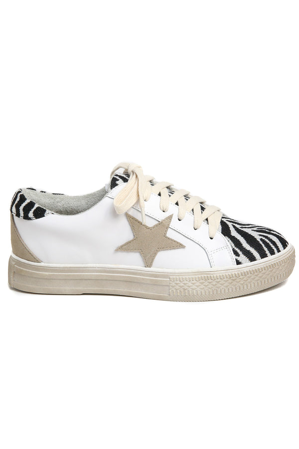 sneakers with star on side