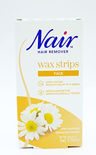 Nair Facial Wax Strips (12)