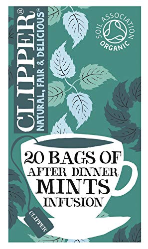 Clipper After Dinner Mints and Fennel Tea Bag - Pack of 20, 38 g