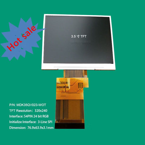 3.5 inch TFT LCD display