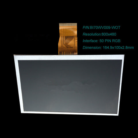 5 inch TFT LCD display 800X480 RGB interface without Touch Panel