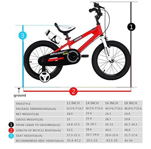 royalbaby bmx freestyle kid's bike