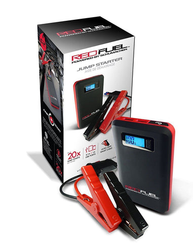 Schumacher SL65 Red Fuel "8000mAh" Lithium Power Jump Starter & Portab