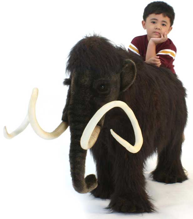 stuffed woolly mammoth