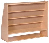 Angeles ANG9005 Value Line Birch 4-Shelf Book Display with Storage - The Creativity Institute