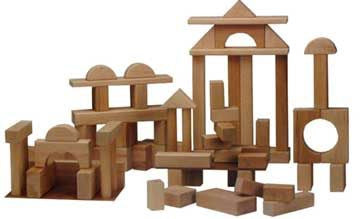 wooden unit blocks