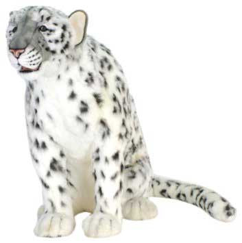 giant snow leopard stuffed animal