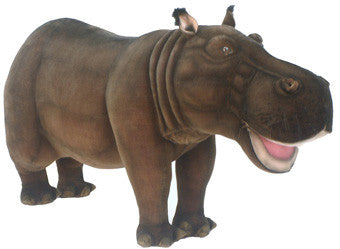 large hippo stuffed animal