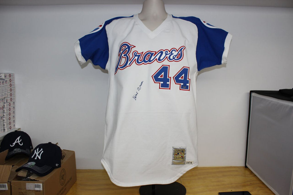 hank aaron jersey shirt