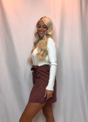 Wrap Mauve Skort - Moments to Remember