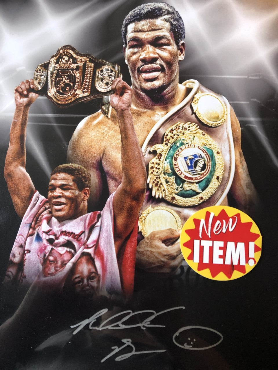 riddick bowe autograph