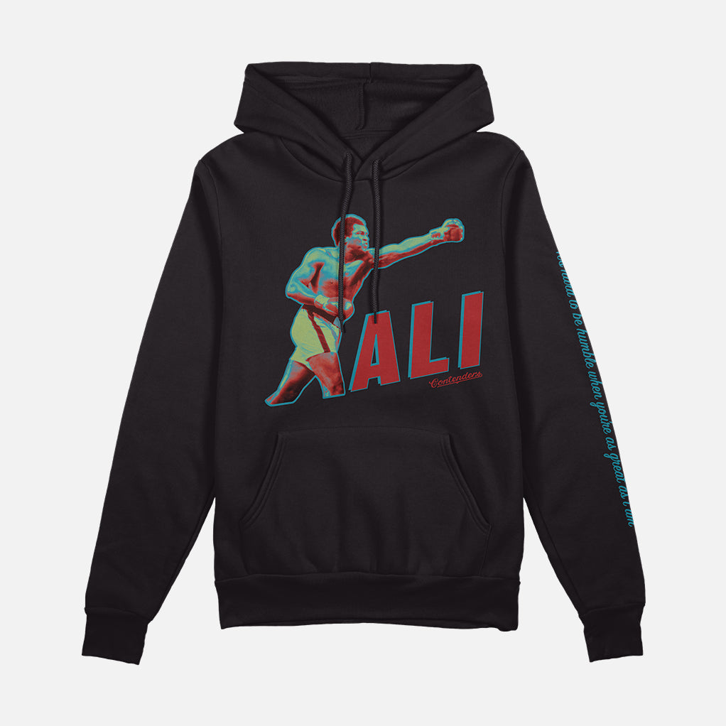 MUHAMMAD ALI HARD TO BE HUMBLE PULLOVER HOODIE