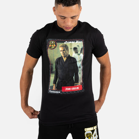 Cobra Kai Miguel Card Short Sleeve Shirt | Action Fiction | T-Shirt