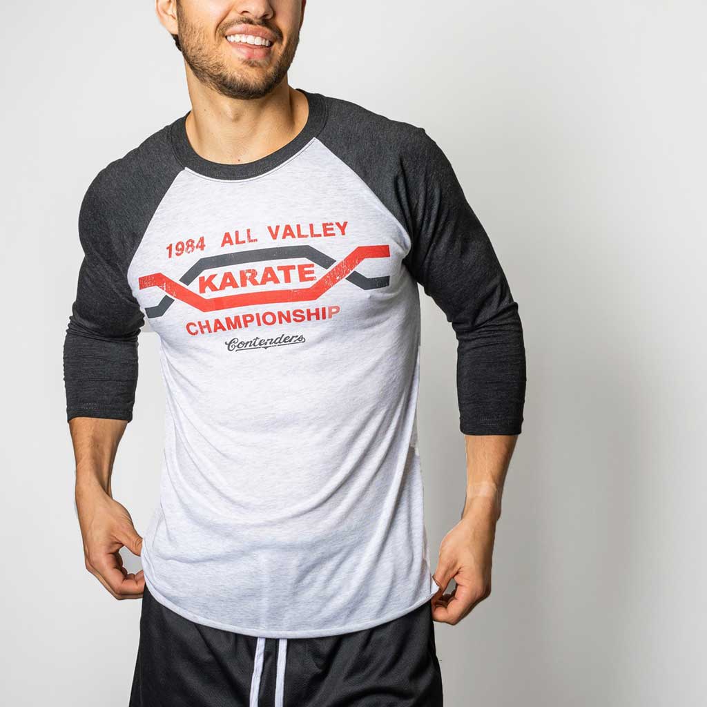 KARATE KID ALL-VALLEY TOURNAMENT RAGLAN | Contenders Clothing