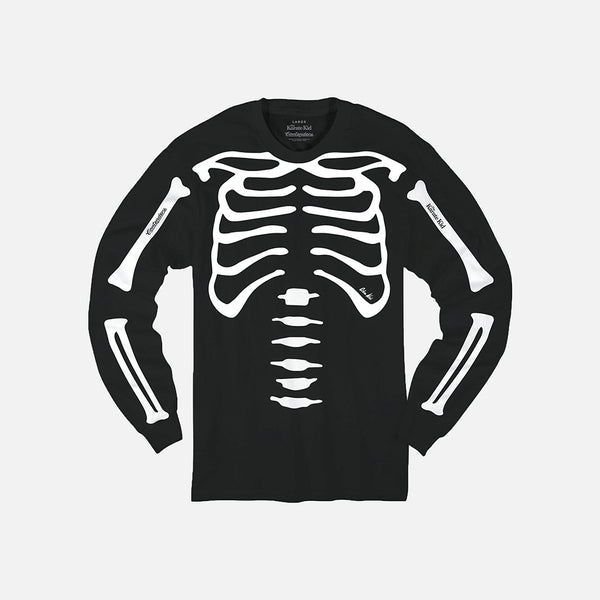 Cobra Kai Skeleton Long Sleeve Shirt Contenders Clothing - black skeleton hoodie roblox