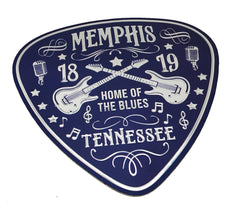 Memphis Magnet Foil Guitar Pick Large