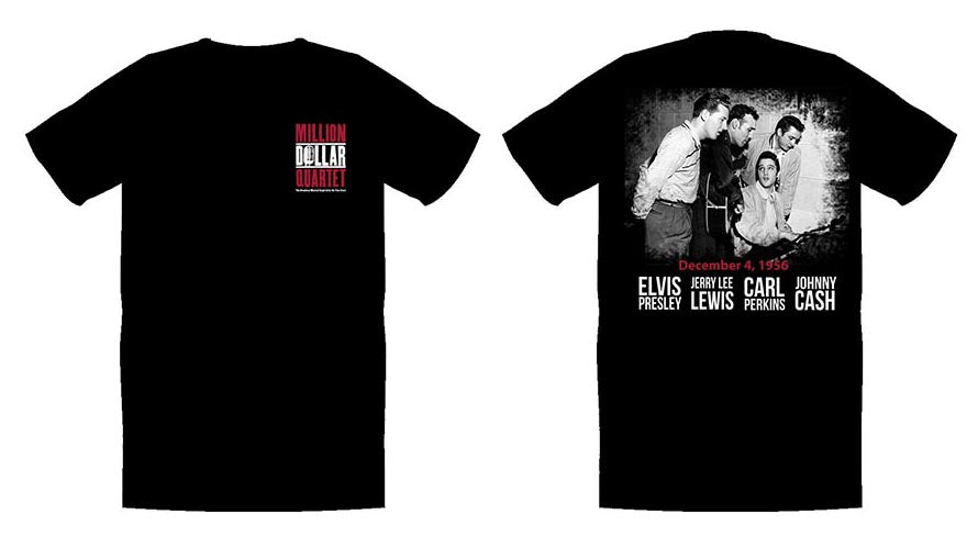 Million Dollar Quartet T-Shirt Black | Mid-South Products