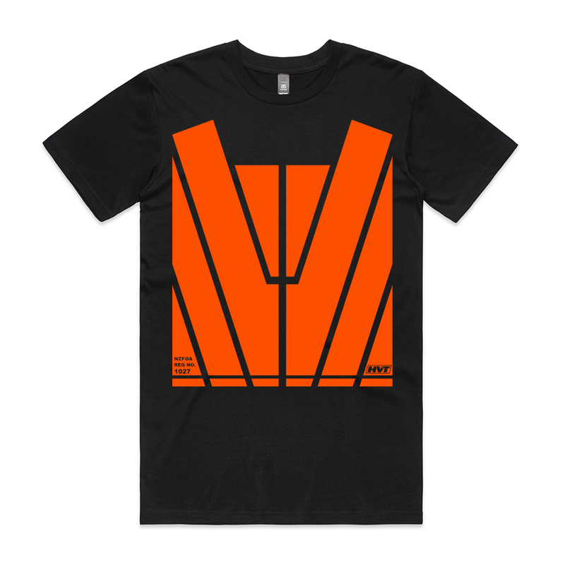 Classic Men's T-shirt Orange Hi-Vis